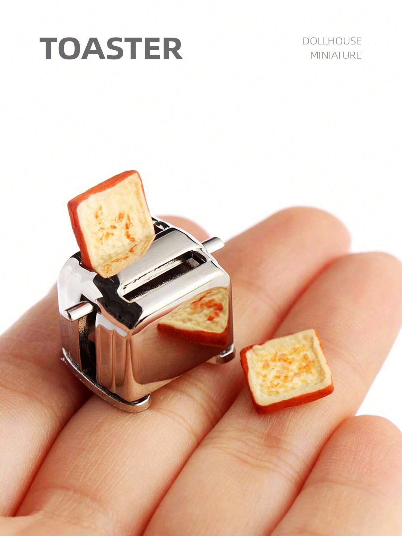 Miniature Baking Kitchen - 1:12 Ölçekli Oyuncak Ev Minyatür Ekmek