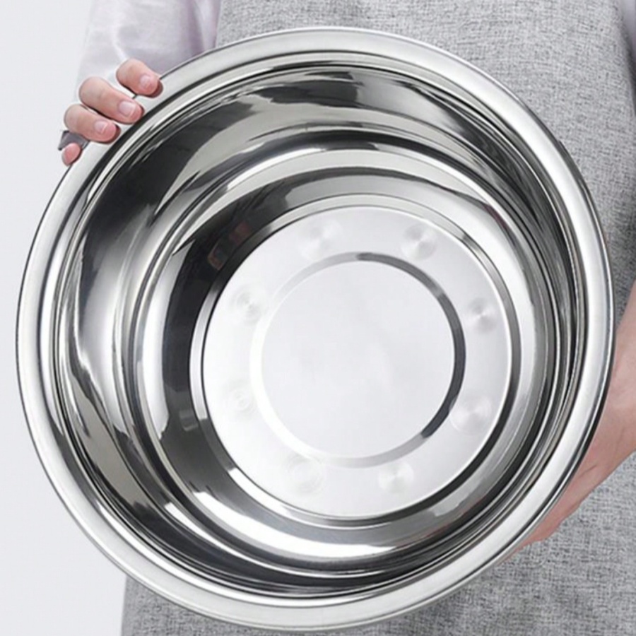 Kitchen Baking Bowls - Paslanmaz Çelik Yuvarlak Mutfak Pişirme ve