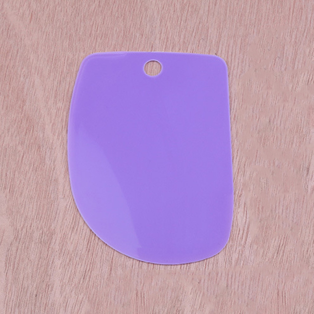 Dough Scraper Curved - 3 Adet Hamur Kazıyıcı Plastik Düz