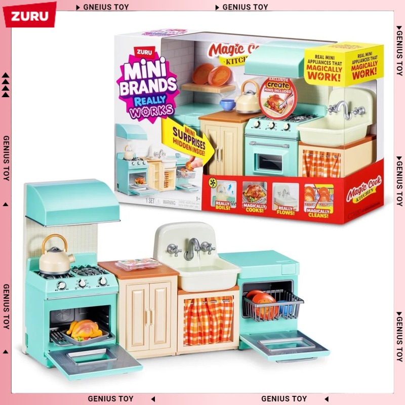 Miniature Baking Kitchen - Zuru Mini Markalar Sihirli Aşçı Mutfak