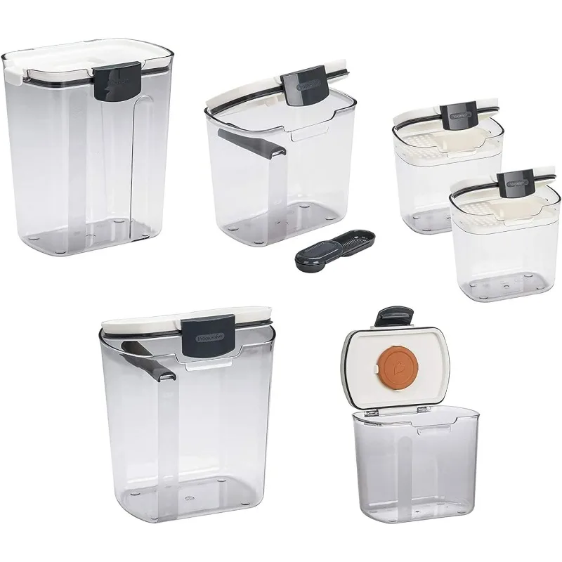 Kitchen Baking Canisters - Prepworks ProKeeper 6 PC Mutfak Şeffaf