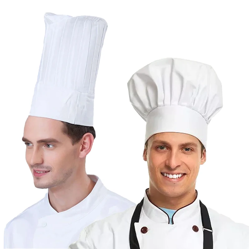 Kitchen Baker - Yüksek 22/29 cm Aşçı Şapkası Beyaz