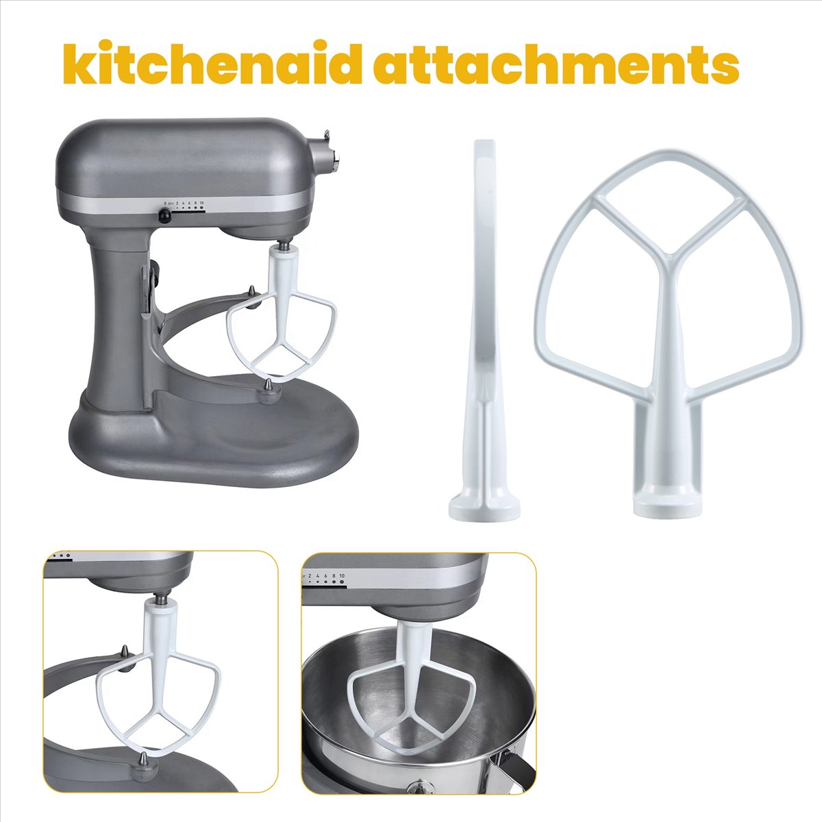 Kitchenaid Baking Set - Doings K5AB K5SS Mutfak Mikseri Yardımcı