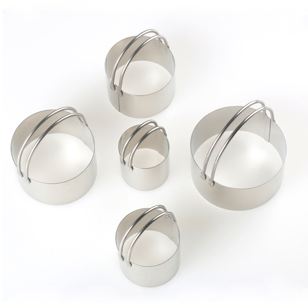 Cookie Cutter Set - 5 adet paslanmaz çelik kurabiye kesiciler