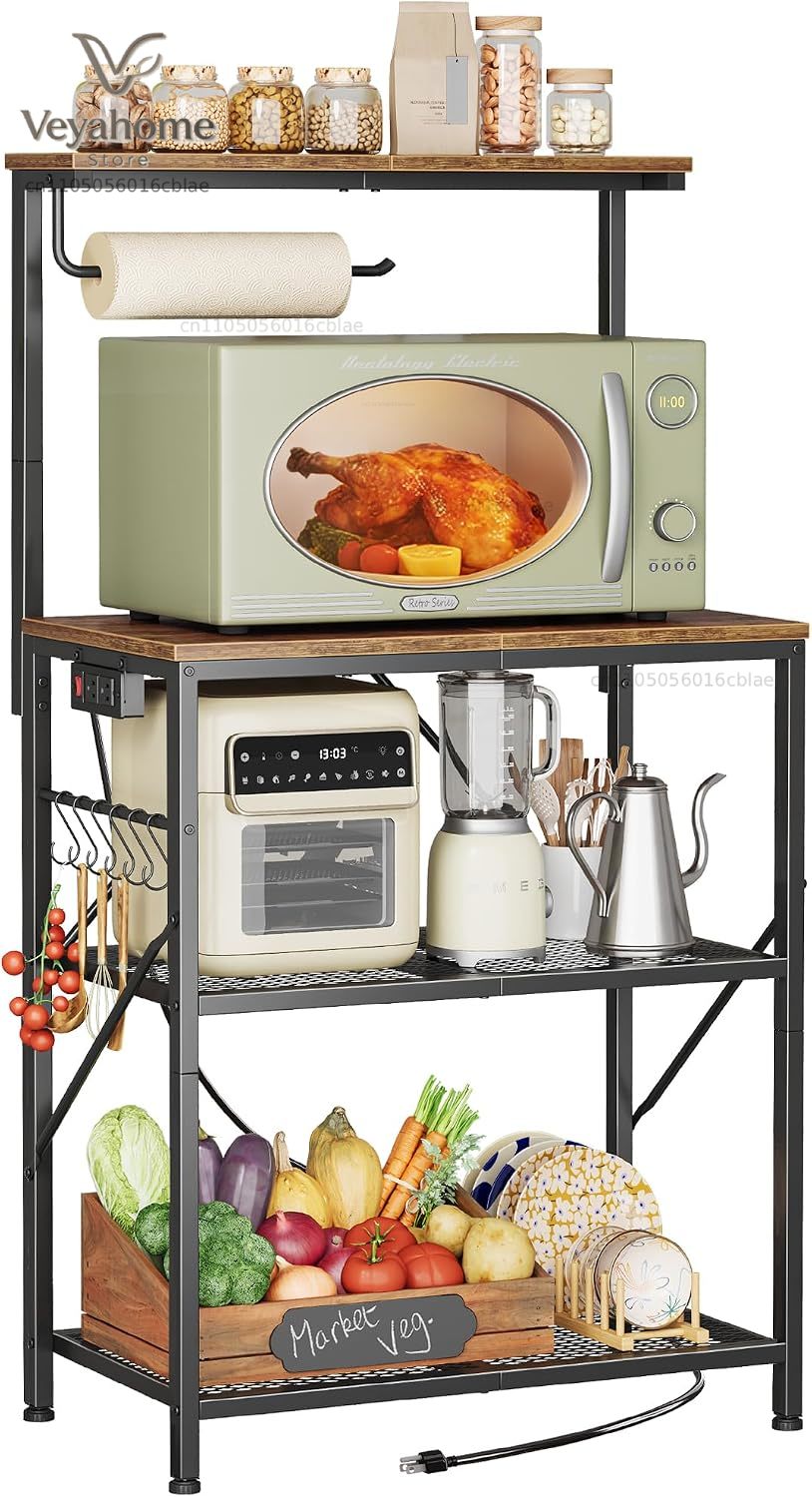 Kitchen Baker - Huuger 4 Katlı Fırıncı Rafı, Ters