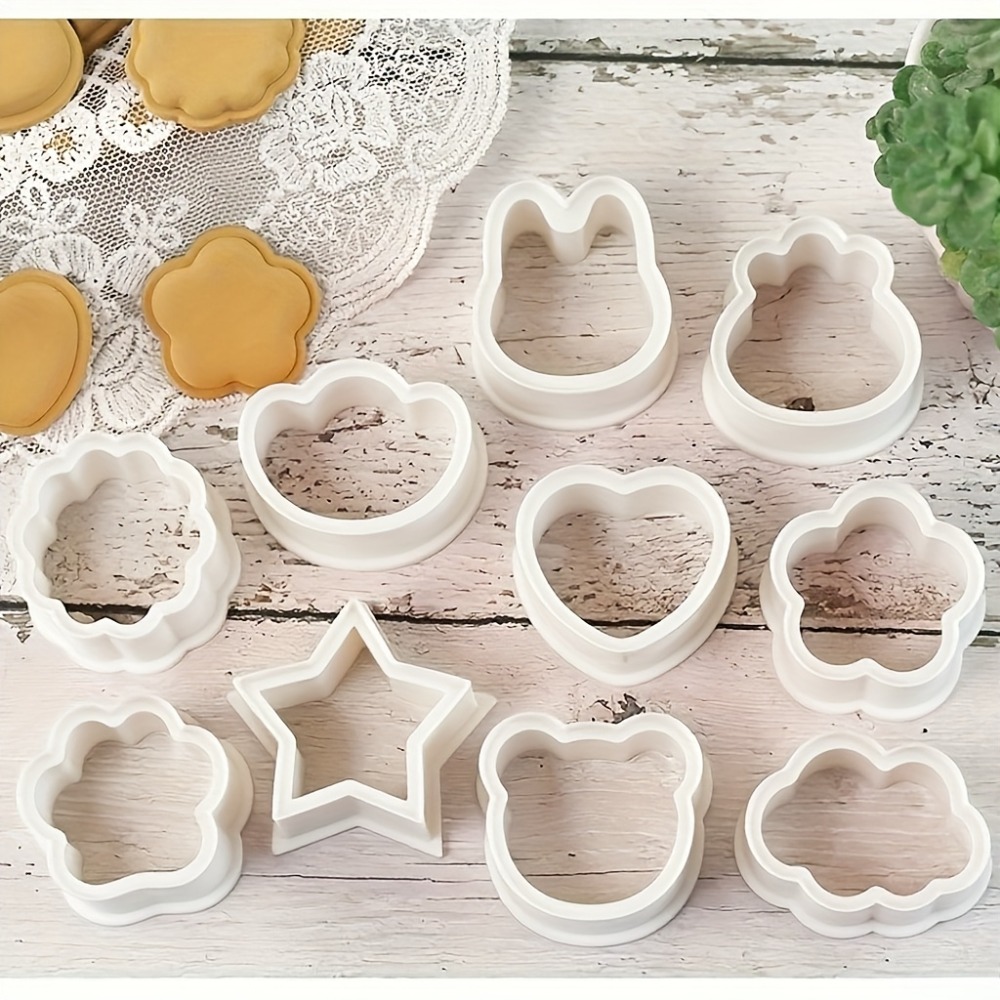 Cookie Cutter Set - 10'lu Kurabiye Bisküvi Kesici Seti Hayvan,