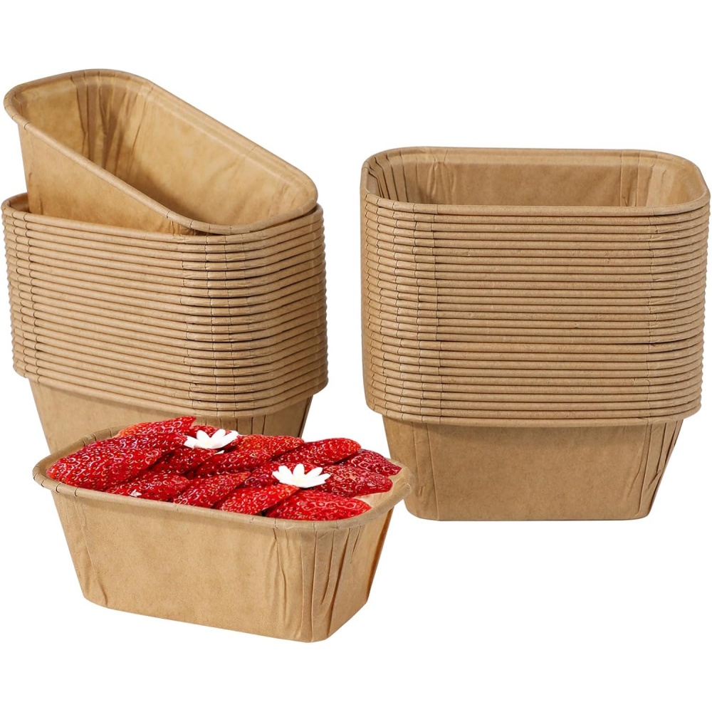 Kitchen Baking Dishes - 50 adet Tek Kullanımlık Kek Kalıpları,