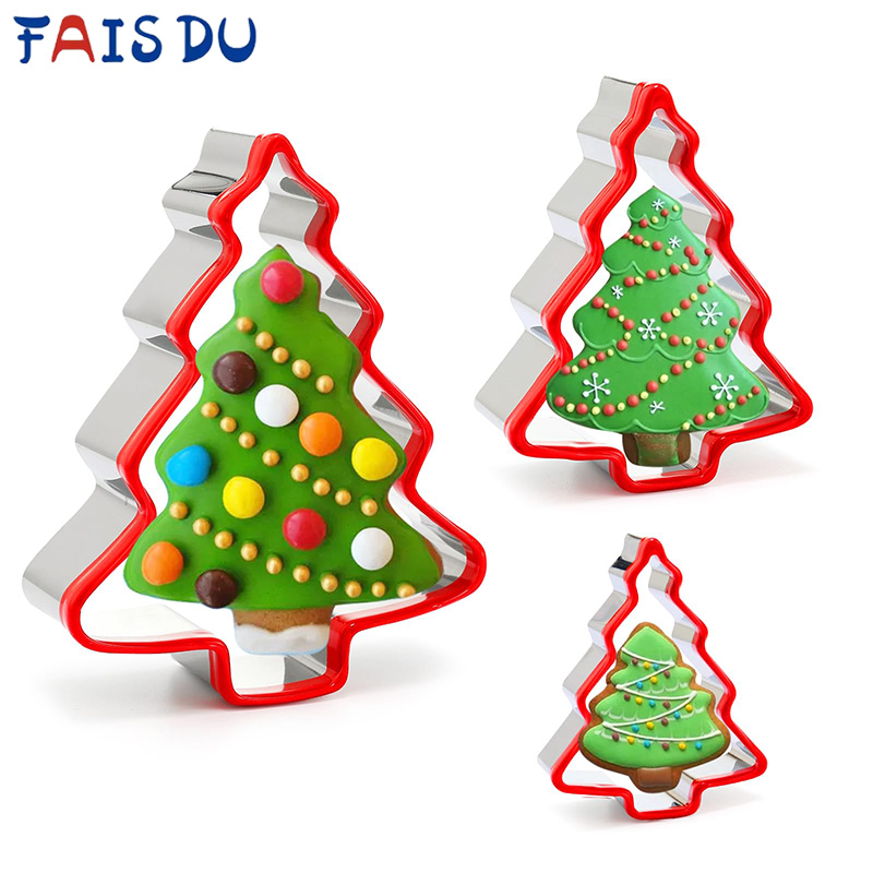 Cookie Cutter Set - FAIS DU 3'lü Noel Ağacı Kurabiye
