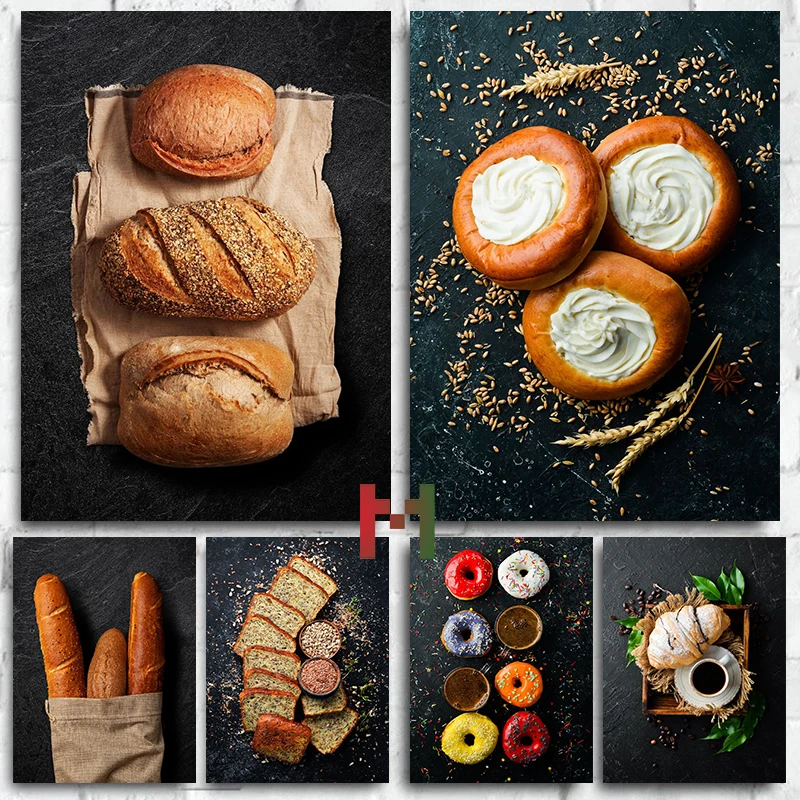 Kitchen And Baking Life - Yemek Mutfak Yazı Tahtası Ekmek Tatlı