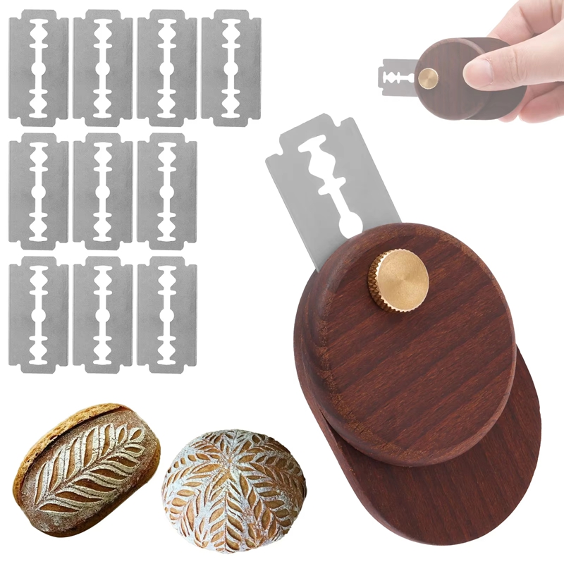 Dough Scraper Curved - Ekmek Kesme Aleti Ahşap Kazıyıcı Fransız