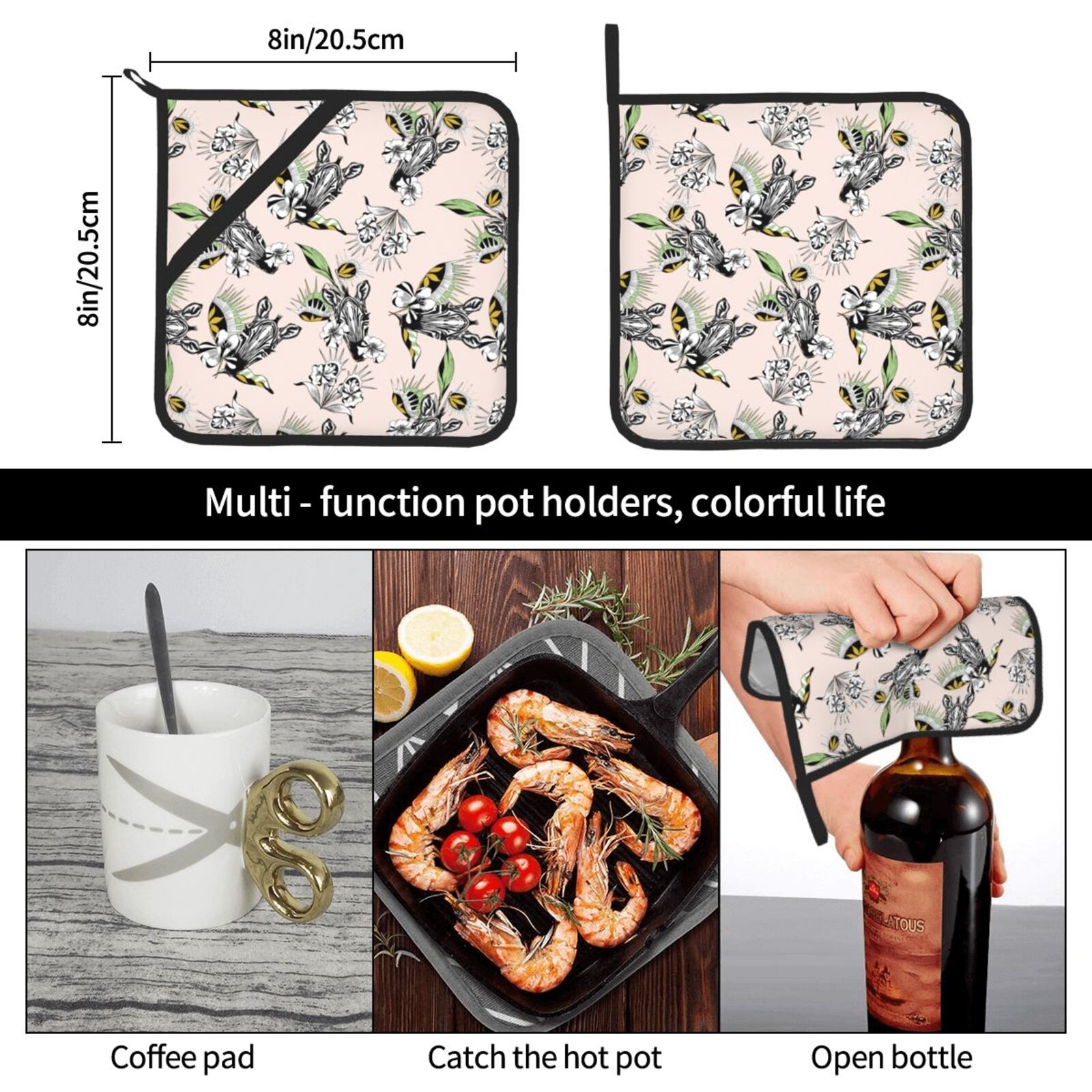 Zebra desen tutacak Set 2 mutf - Kitchen Baking Dishes incelemesi ve fiyatı