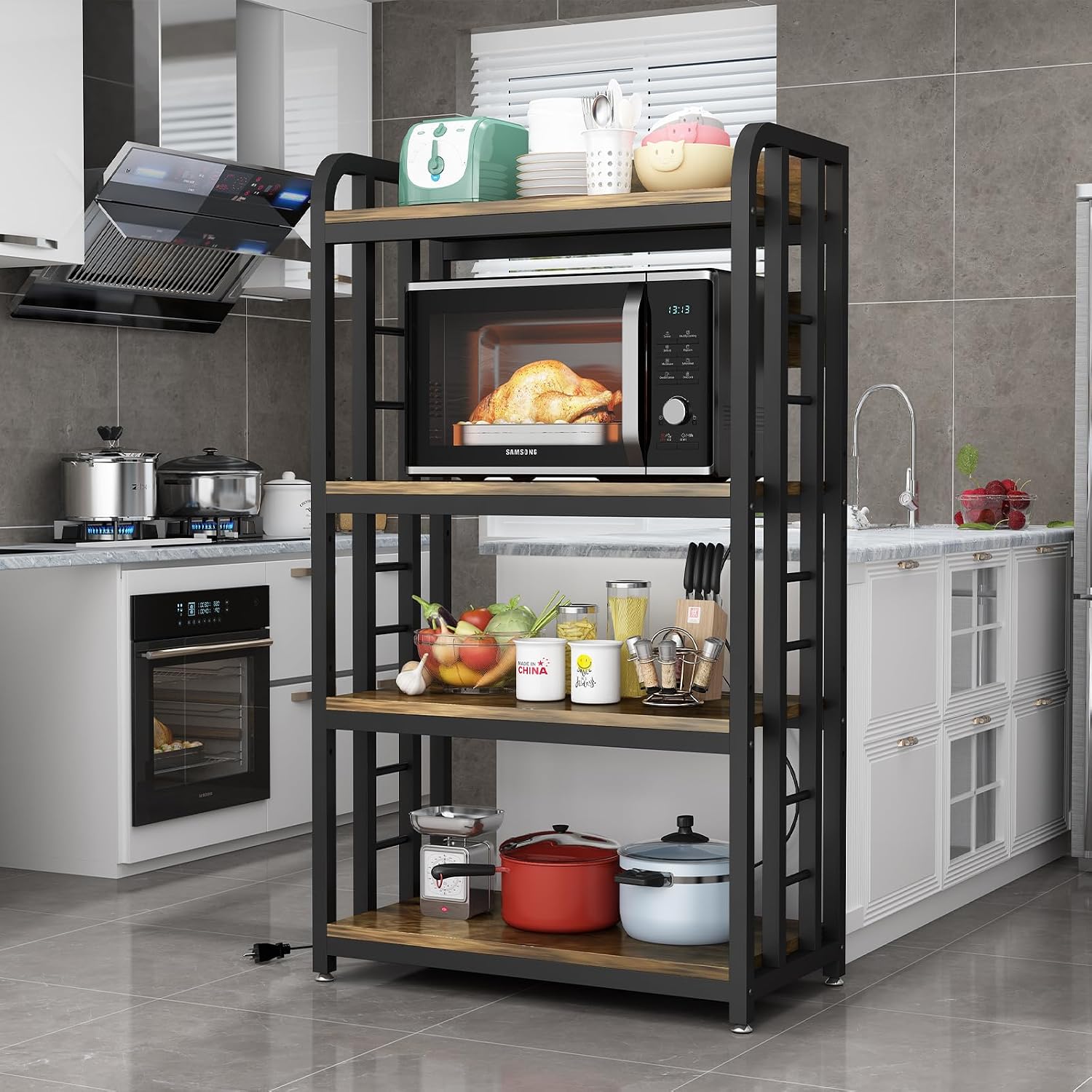 4 Katmanlı Mutfak Rafı, Elektr - Kitchen Baker incelemesi ve fiyatı