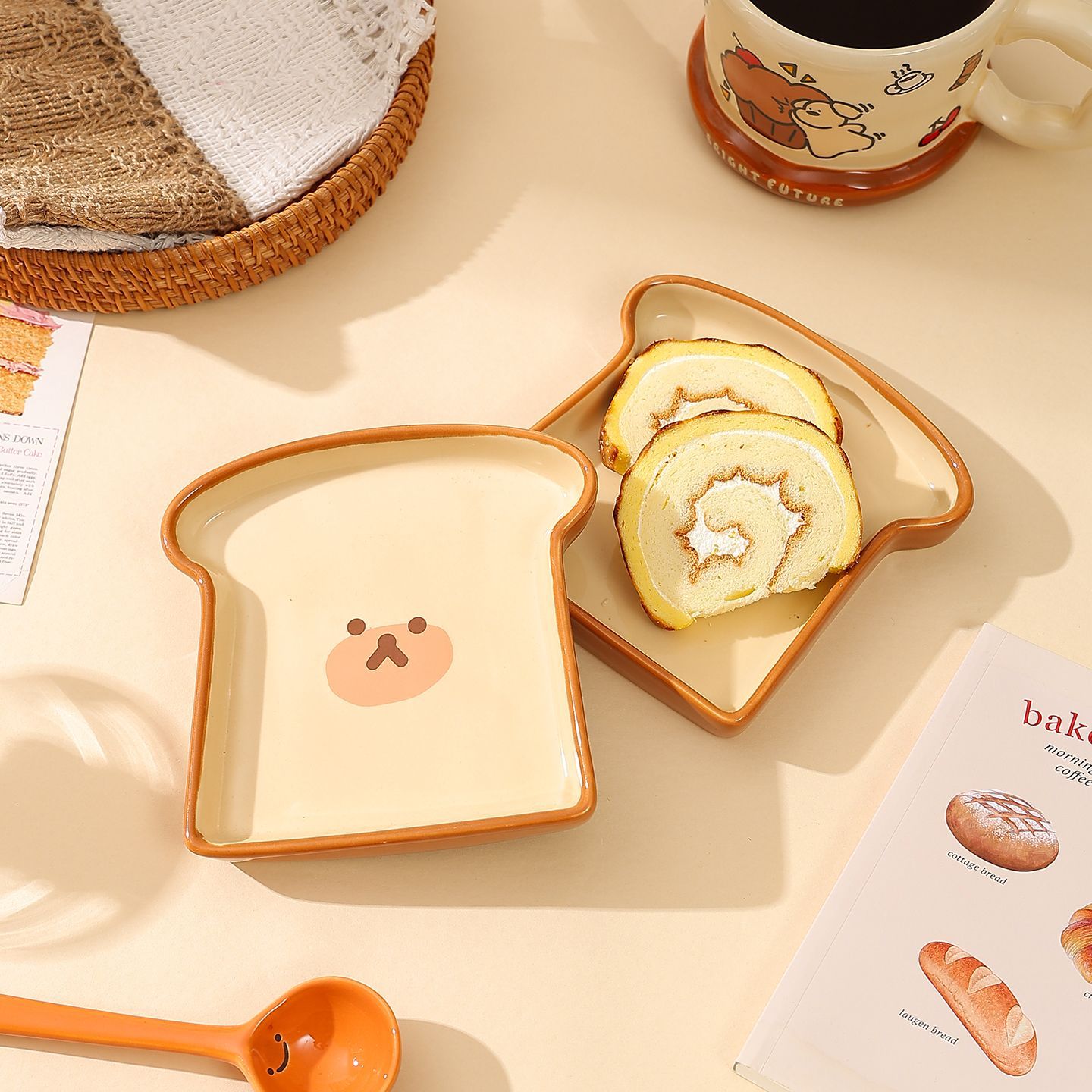 Sevimli Tost Ekmeği Şekilli Se - Kitchen Baking Dishes incelemesi ve fiyatı