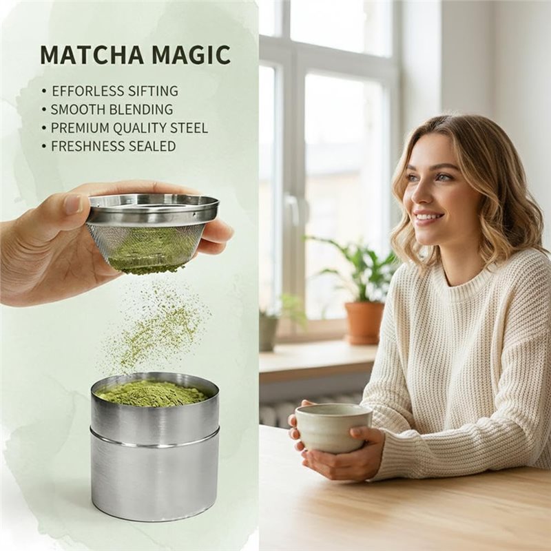 A25F-Paslanmaz Çelik Matcha To - Kitchen Baking Canisters incelemesi ve fiyatı