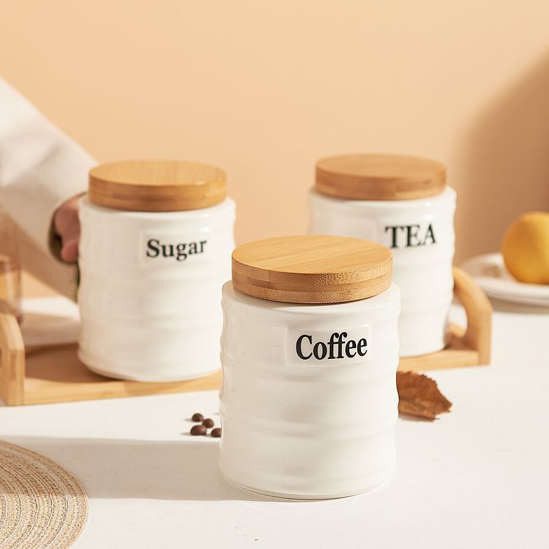 3'lü Seramik Saklama Kavanoz S - Kitchen Baking Canisters incelemesi ve fiyatı