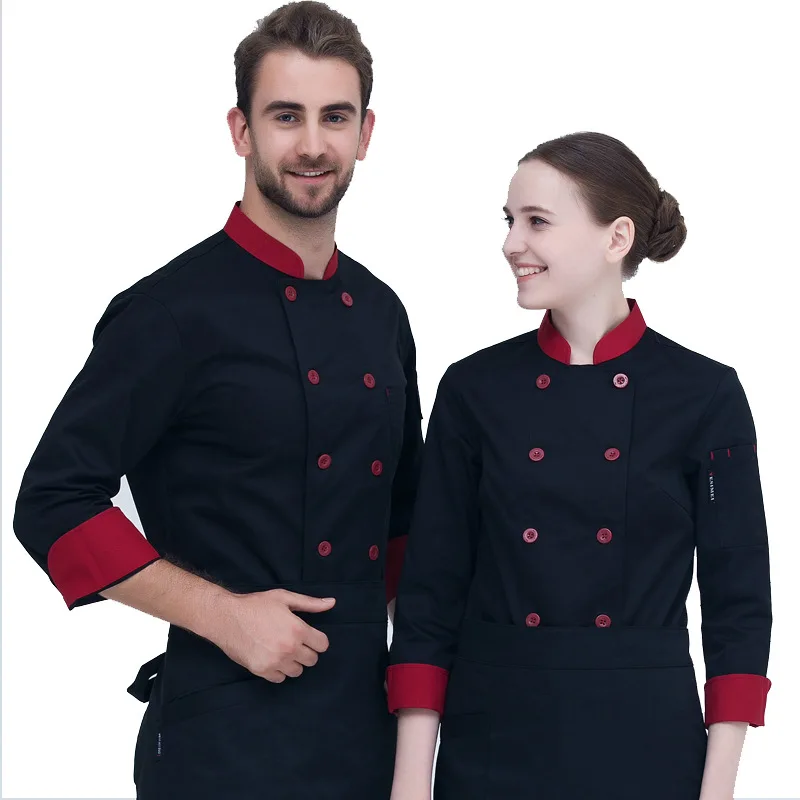 Unisex şef ceketi Uzun Kollu E - Kitchen Baker incelemesi ve fiyatı