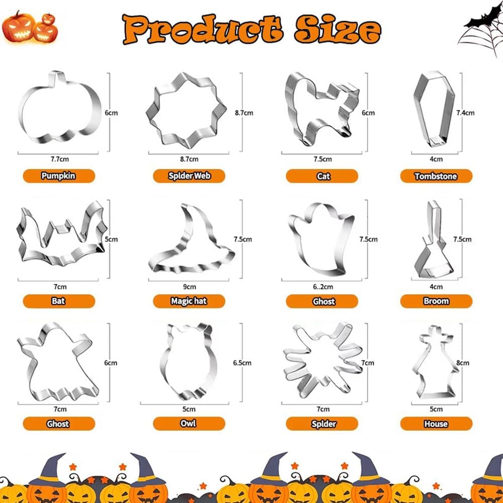 Cadılar Bayramı Kurabiye Kesic - Cookie Cutter Set incelemesi ve fiyatı
