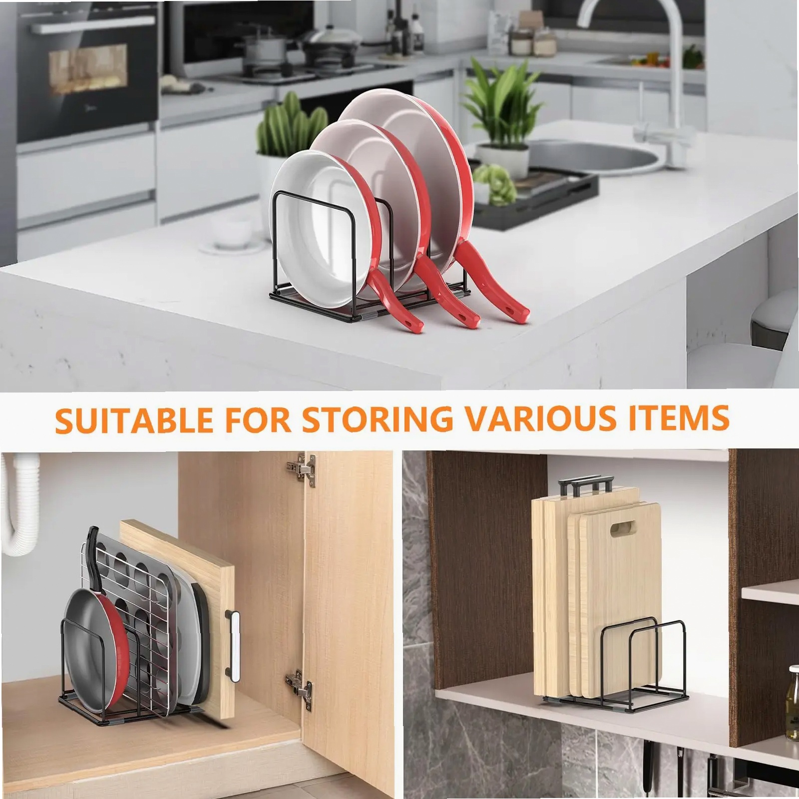 Mutfak Dolabı için Tava Düzenl - Kitchen Cabinet Baking Organizer incelemesi ve fiyatı