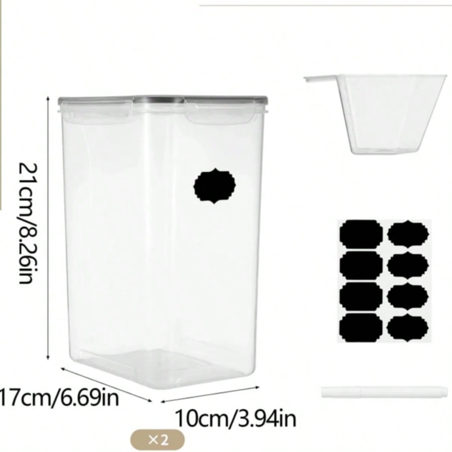 Ekstra Büyük Hava Geçirmeyen G - Kitchen Baking Canisters incelemesi ve fiyatı
