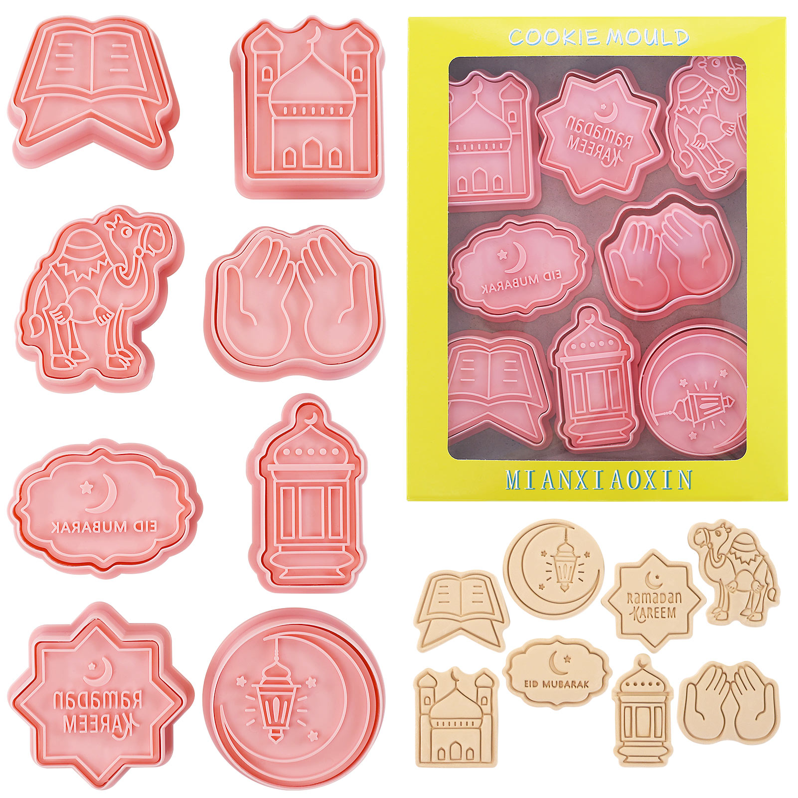 8 Parça Ramazan Bayramı Kurabi - Cookie Cutter Set incelemesi ve fiyatı