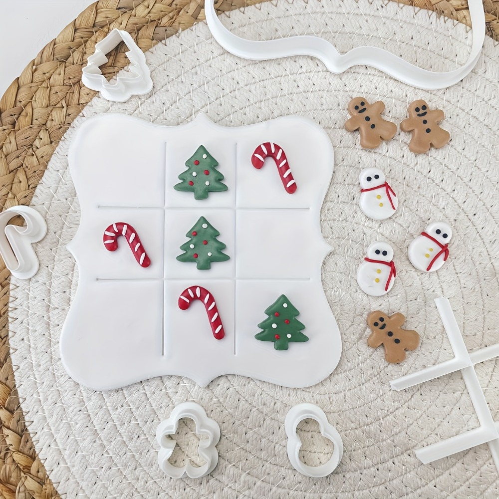 6 adet Noel Tic Tac Toe kurabi - Cookie Cutter Set incelemesi ve fiyatı