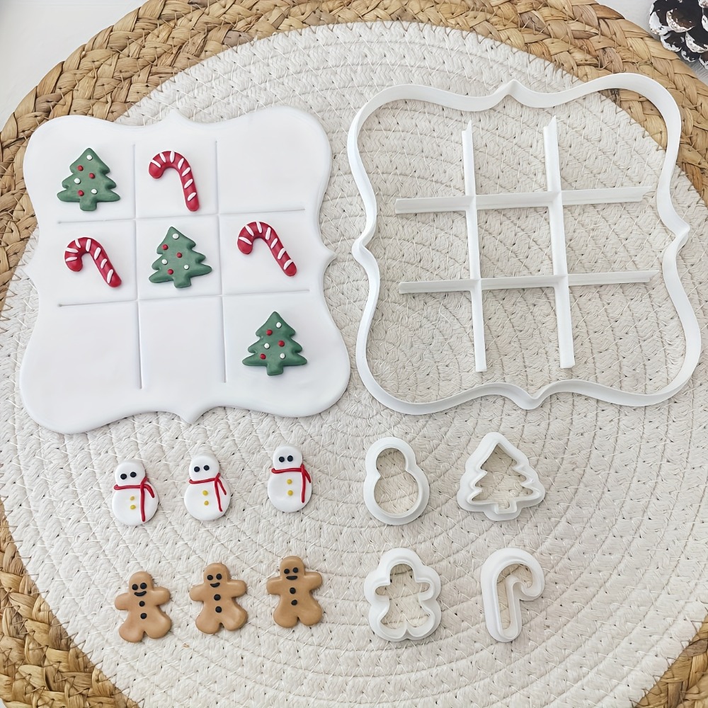 6 adet Noel Tic Tac Toe kurabi - Cookie Cutter Set incelemesi ve fiyatı