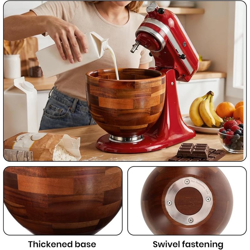 ABGH-Kitchenaid İçin Ahşap Kar - Kitchenaid Baking Bowl incelemesi ve fiyatı