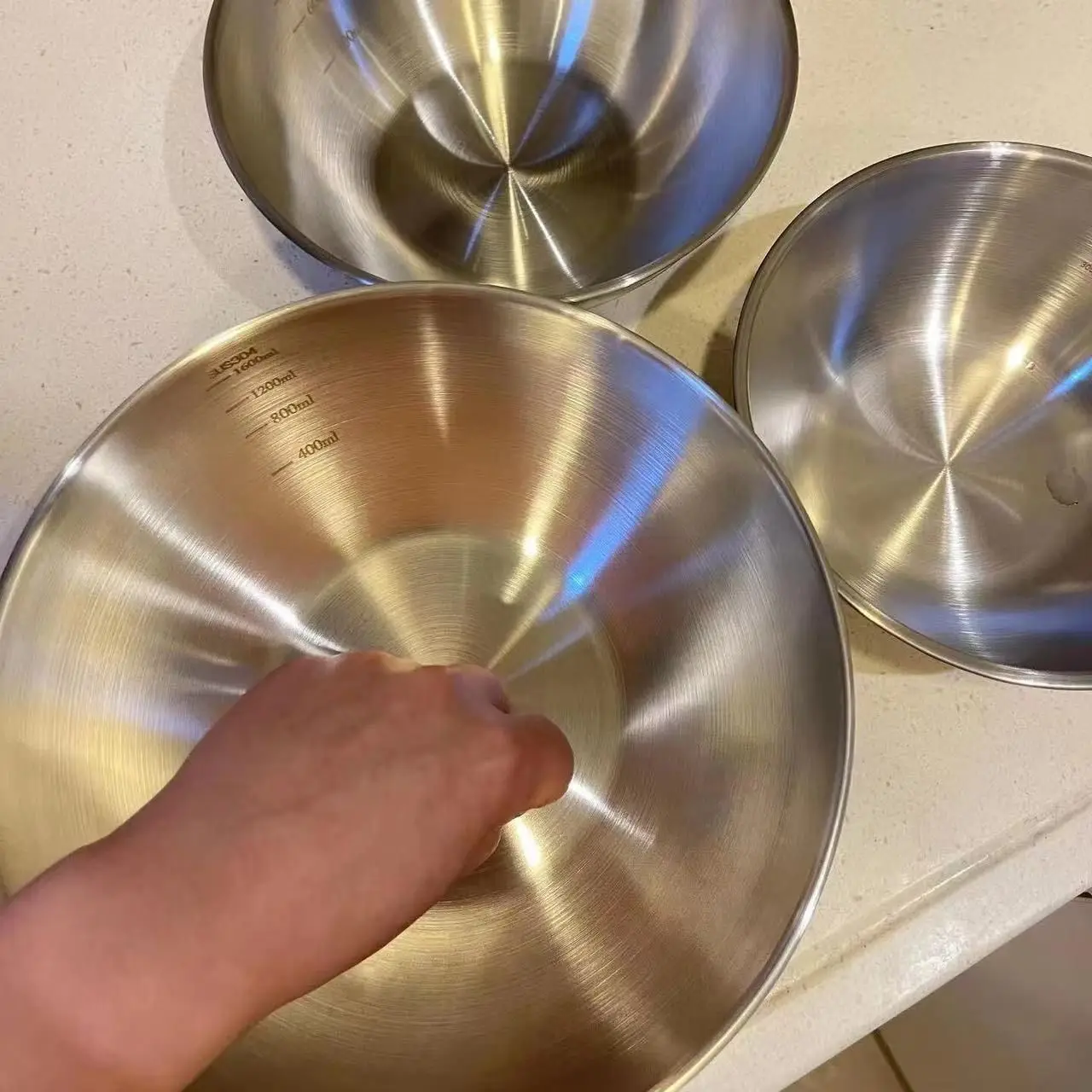 1-3 Paslanmaz Çelik Kase Seti  - Baking Kitchen Set incelemesi ve fiyatı