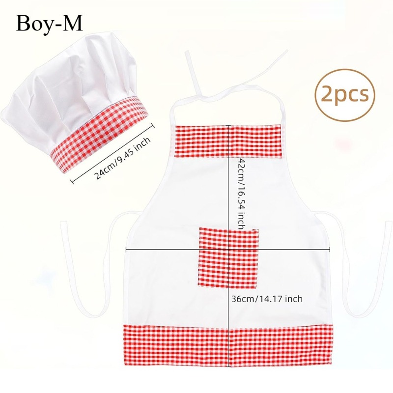 Kırmızı Gingham Bebek Şef Kost - Kitchen Baker incelemesi ve fiyatı