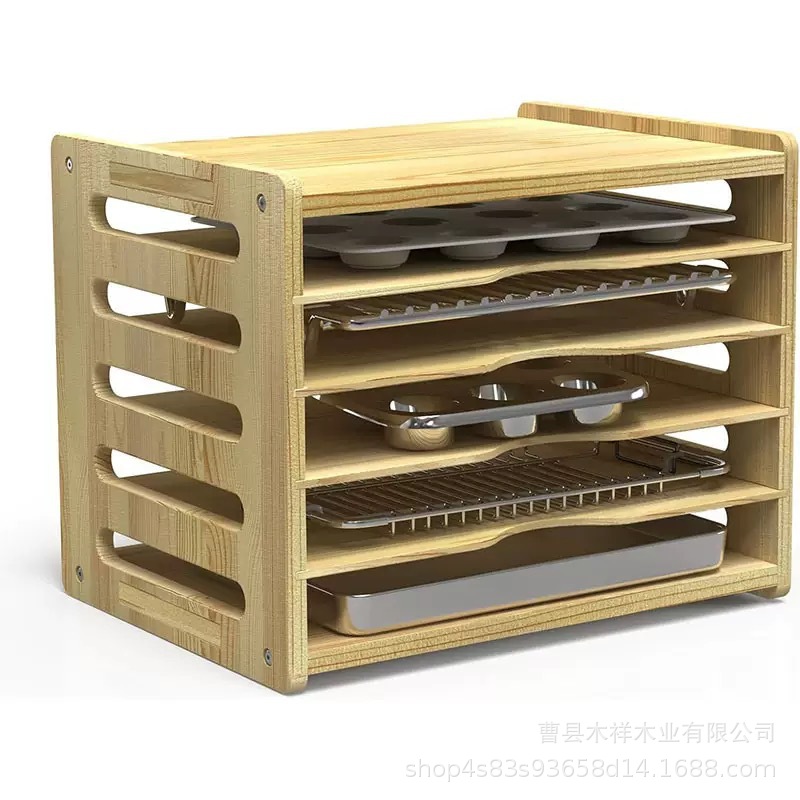 Masif ahşap mutfak saklama raf - Kitchen Cabinet Baking Organizer incelemesi ve fiyatı