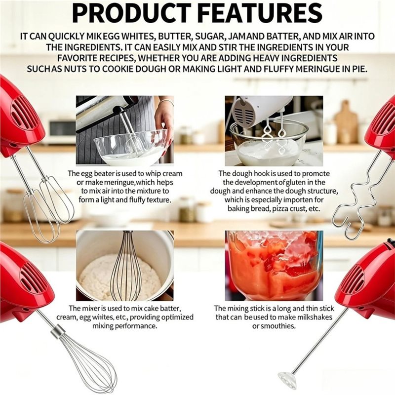 AT28-Hand Mixer Aparatları Kit - Kitchen Aid Baking Mixer incelemesi ve fiyatı