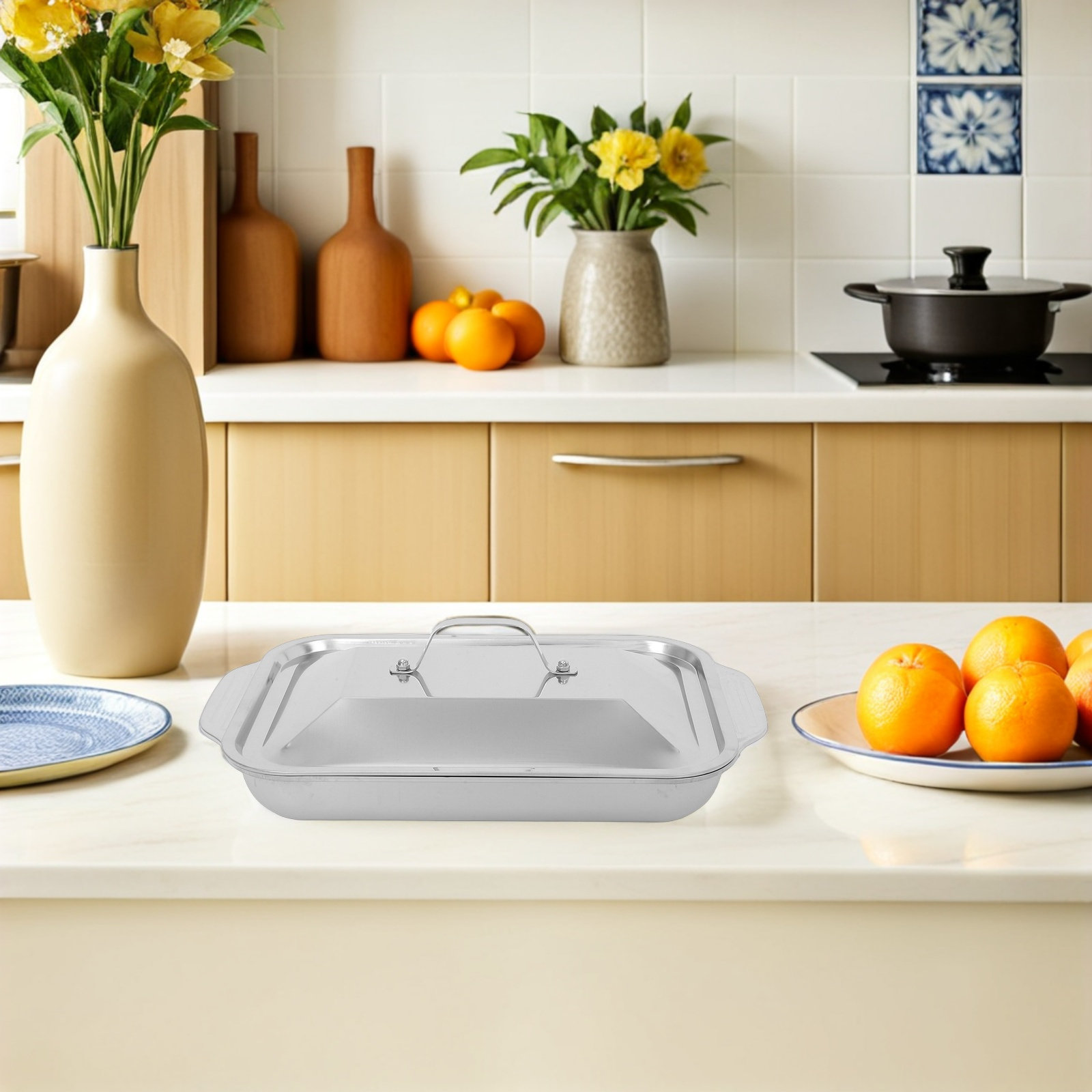 Paslanmaz Çelik Dikdörtgen Izg - Kitchen Baking Dishes incelemesi ve fiyatı