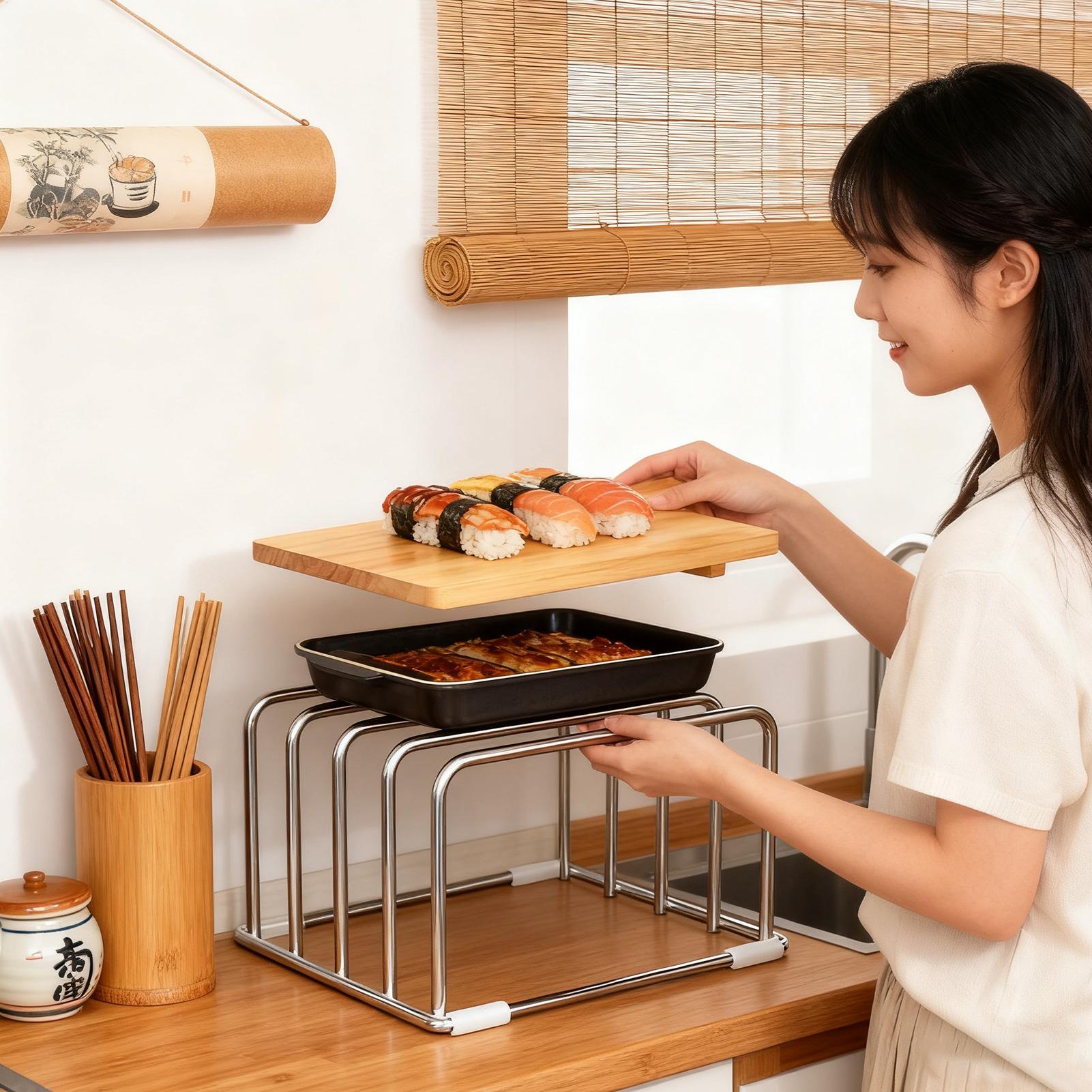 Sebze Kesme Tahtası Saklama Ra - Kitchen Cabinet Baking Organizer incelemesi ve fiyatı