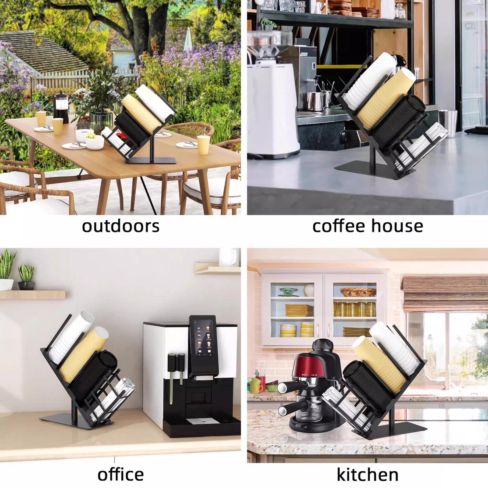 Kağıt Bardak ve Kapak Tutucu D - Kitchen Cabinet Baking Organizer incelemesi ve fiyatı
