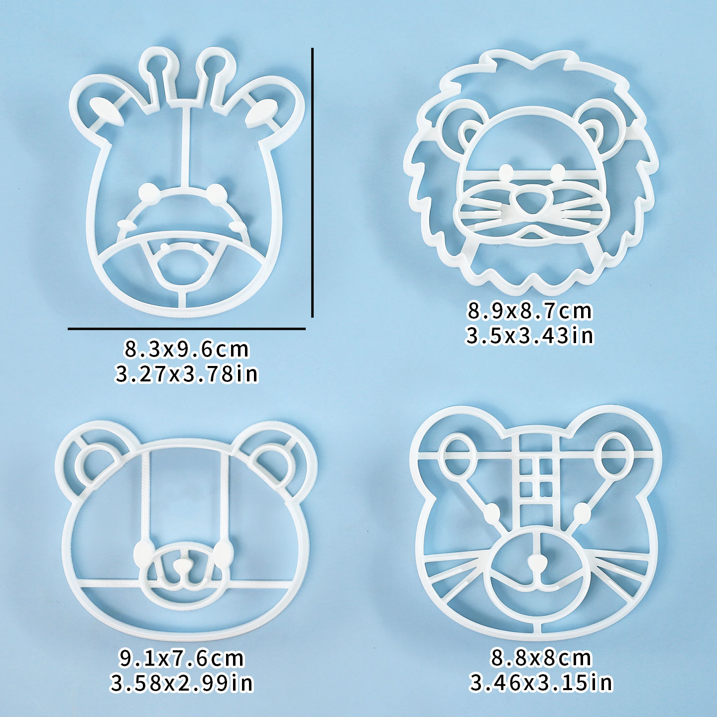 4 Parça Hayvan Figürlü Kurabiy - Baking Kitchen Set incelemesi ve fiyatı