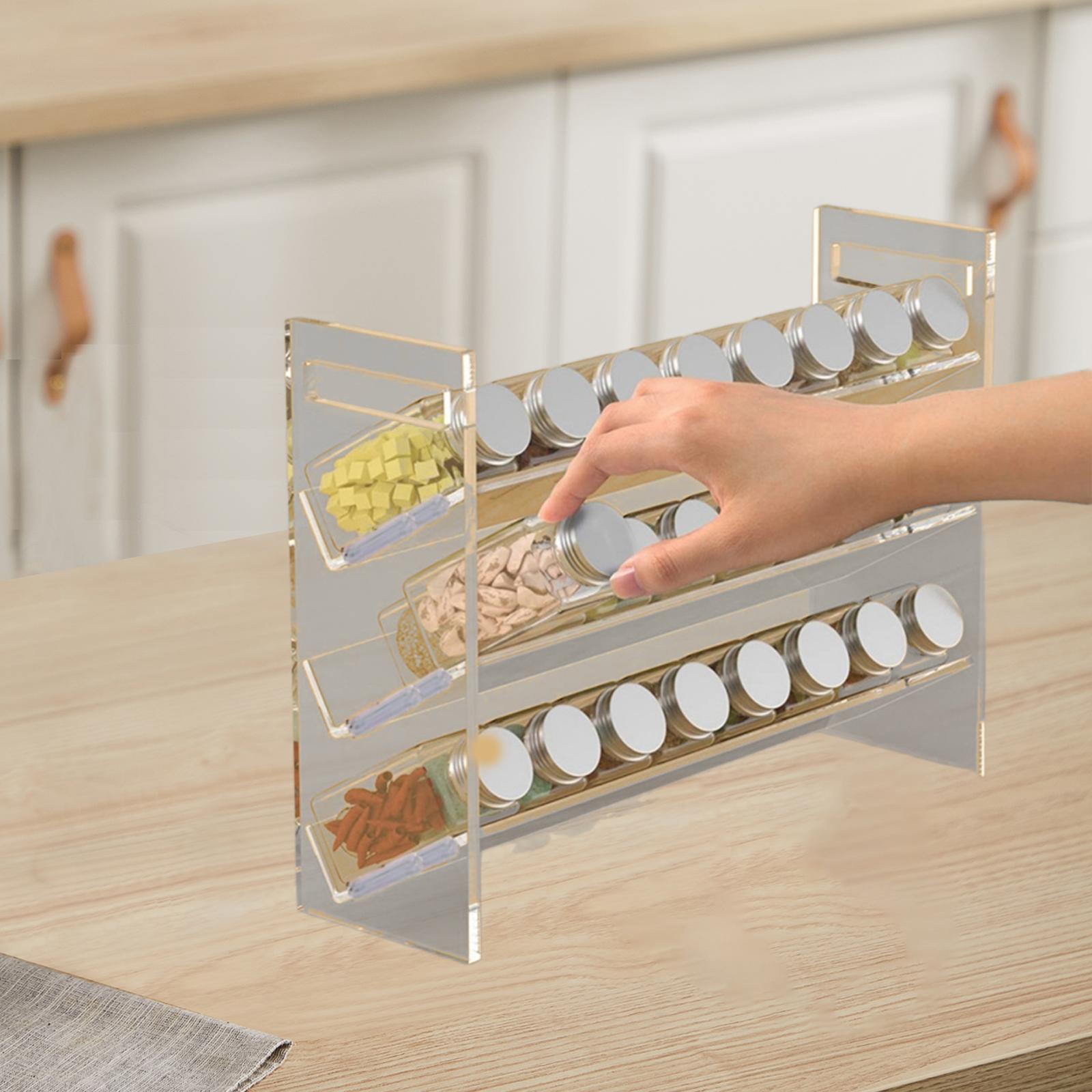 Akrilik baharat rafı tatlı raf - Kitchen Cabinet Baking Organizer incelemesi ve fiyatı