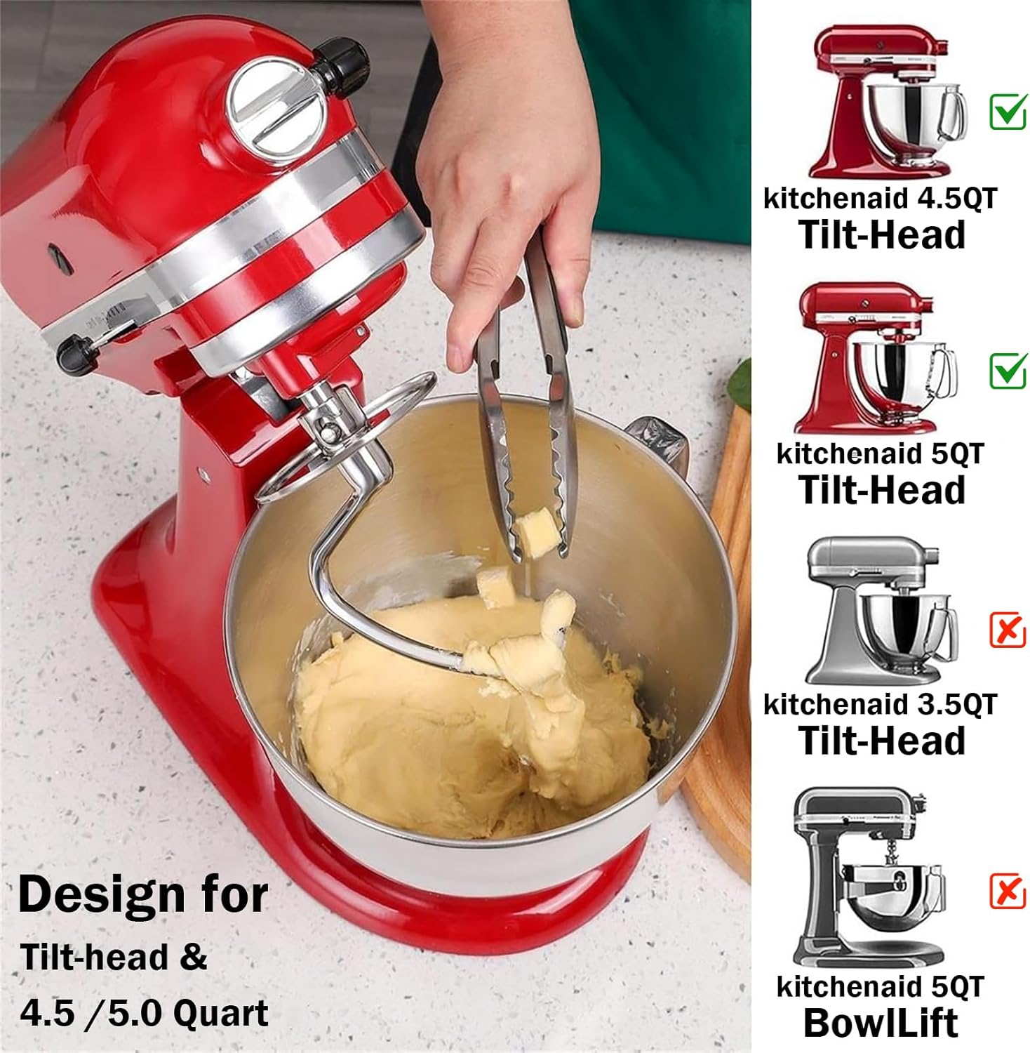 Kitchenaid 4,5-5 Quart Tilt-He - Kitchenaid Baking Set incelemesi ve fiyatı