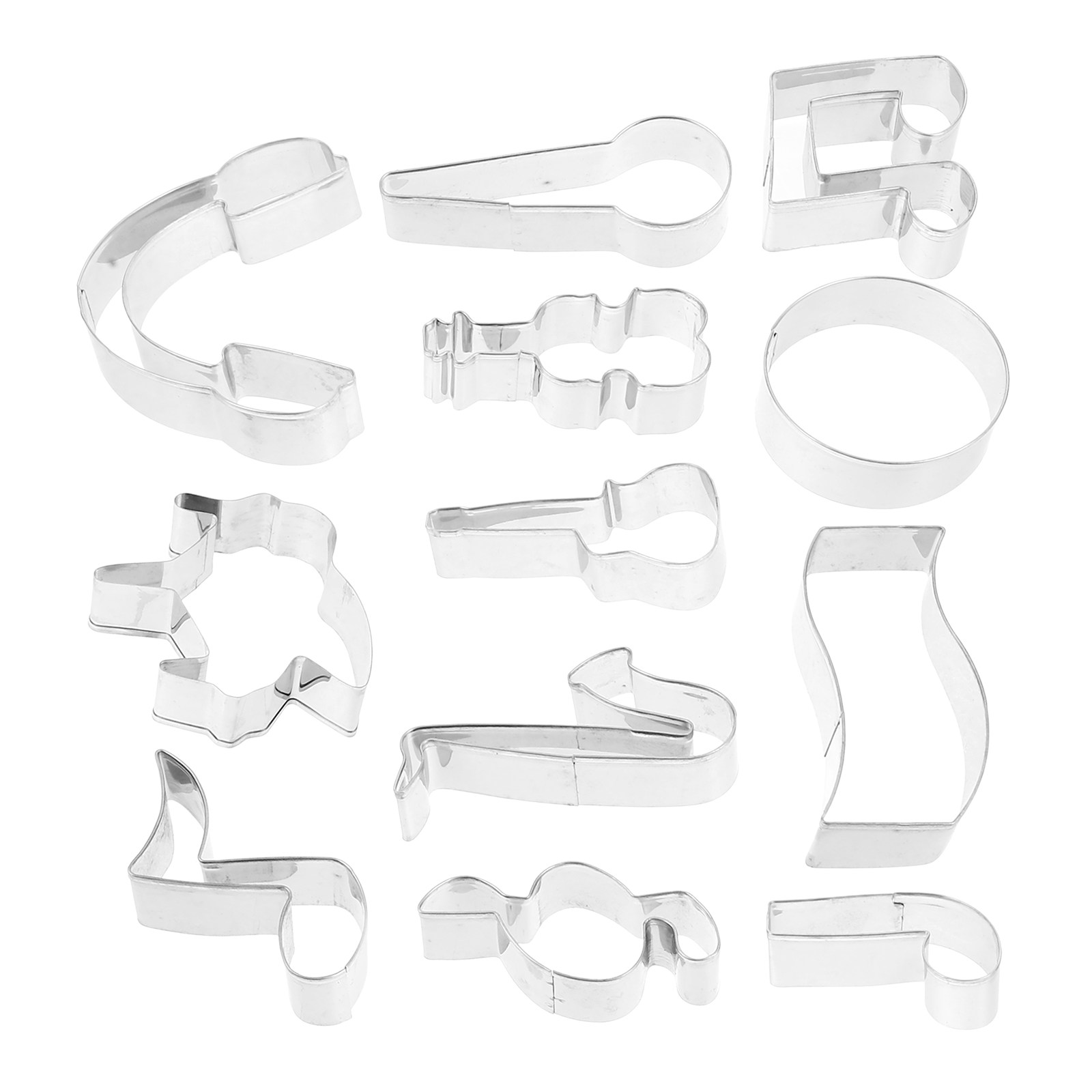 1 Set Müzik Temalı Paslanmaz Ç - Cookie Cutter Set incelemesi ve fiyatı