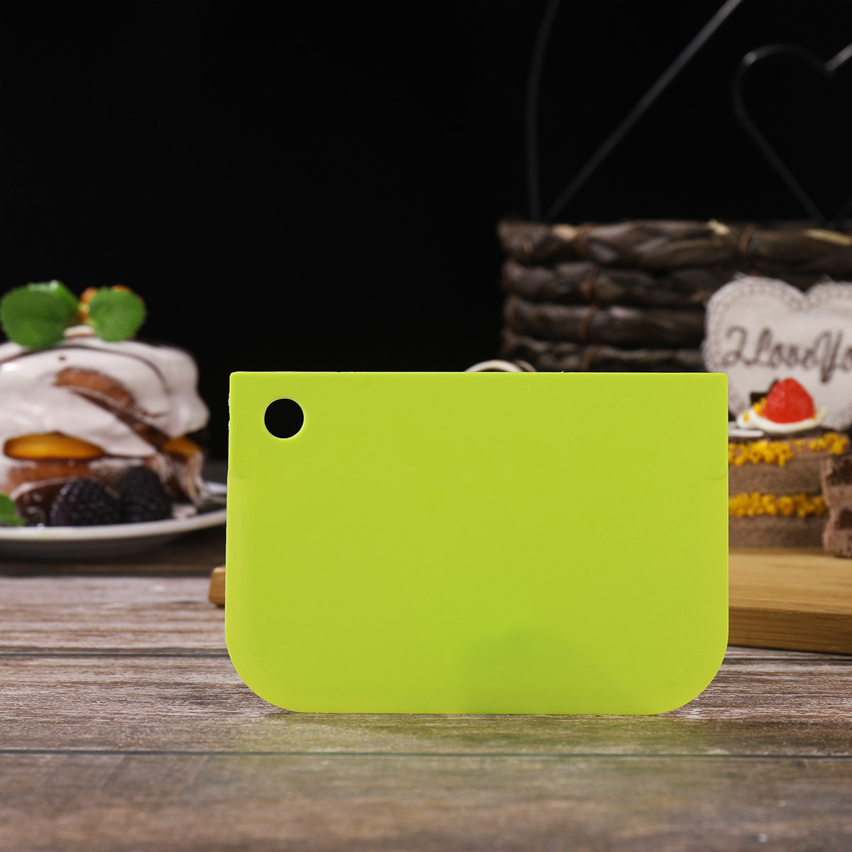 6 Adet Plastik Kase Kazıyıcı Ç - Dough Scraper Curved incelemesi ve fiyatı