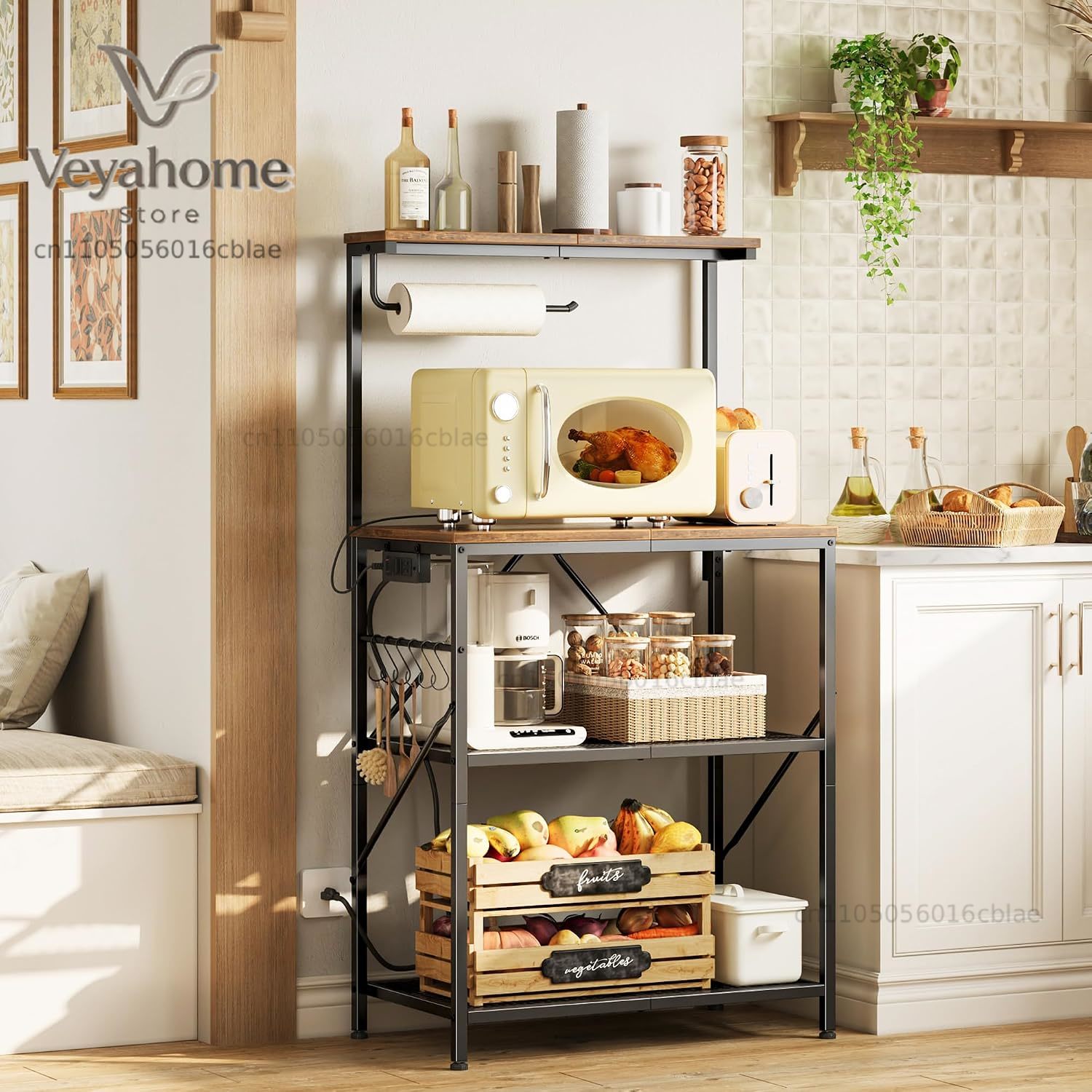 Huuger 4 Katlı Fırıncı Rafı, T - Kitchen Baker incelemesi ve fiyatı