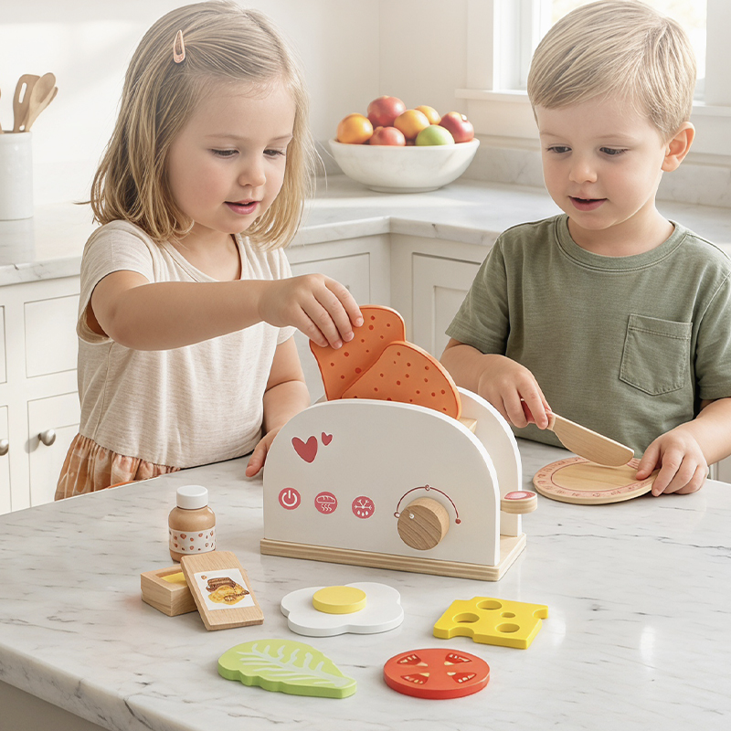 Ahşap Oyuncak Mutfak Seti Ekme - Kitchen And Baking Life incelemesi ve fiyatı