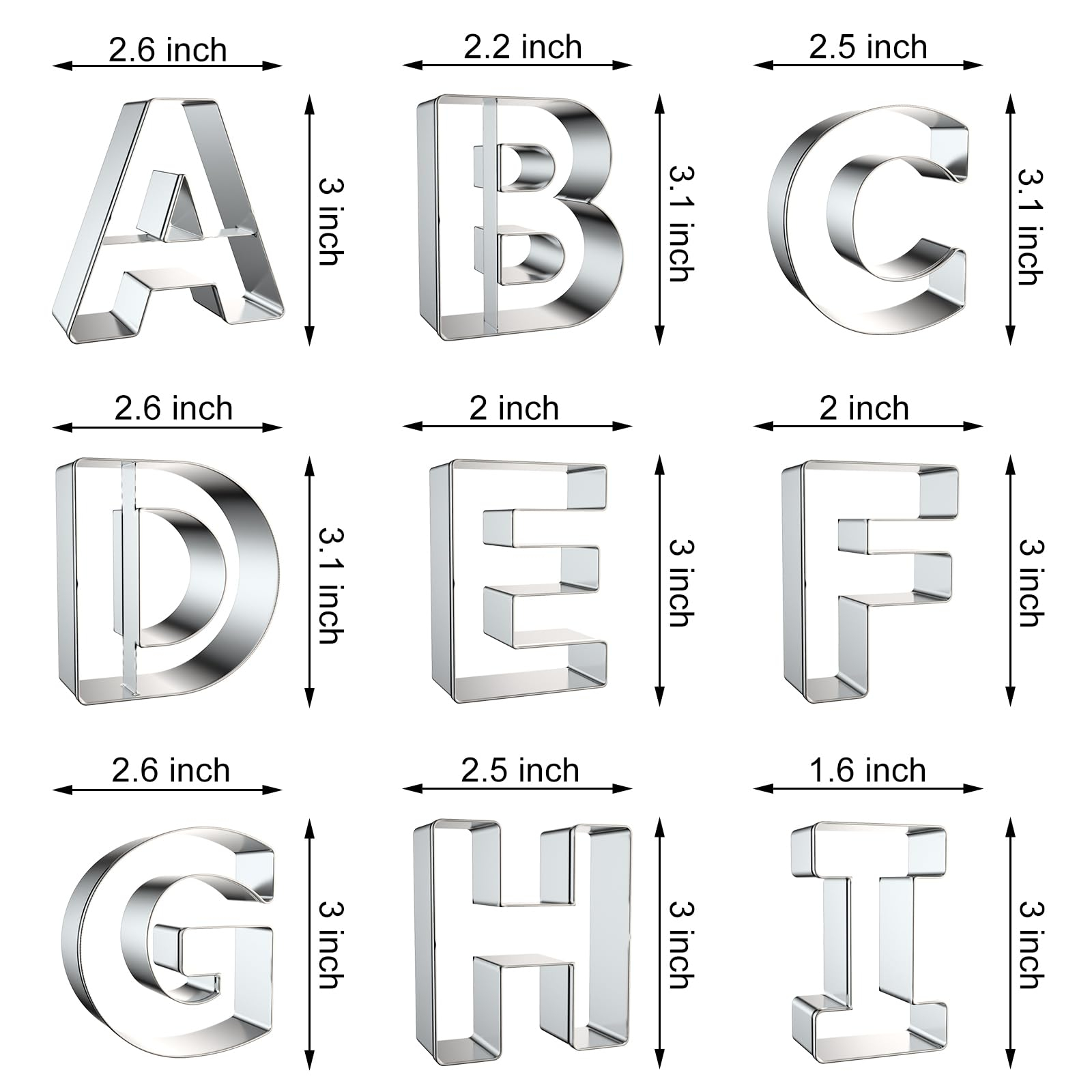 Harf Kurabiye Kesici Şekilleri - Cookie Cutter Set incelemesi ve fiyatı