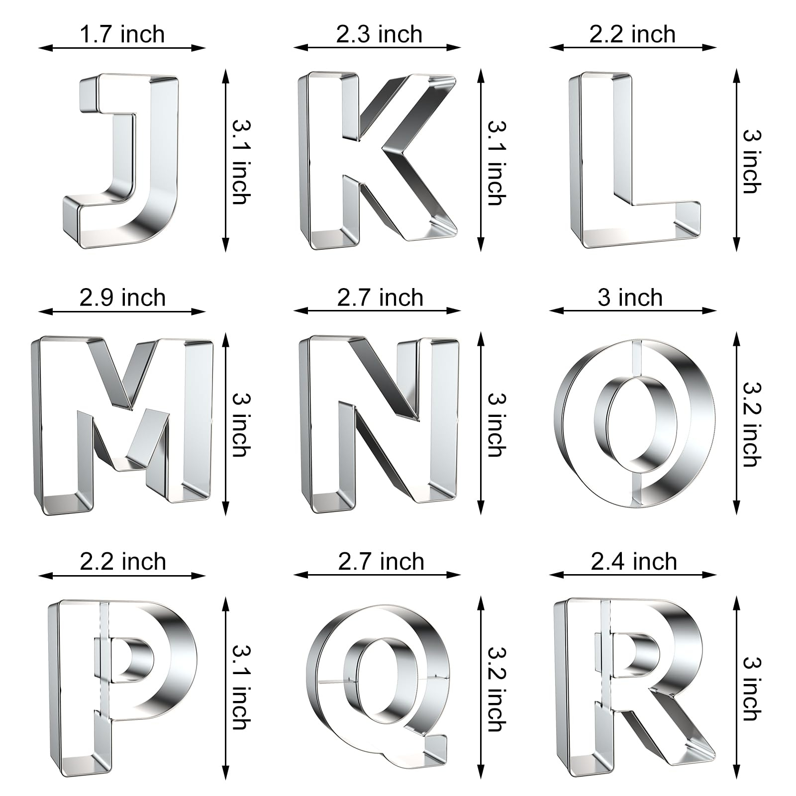 Harf Kurabiye Kesici Şekilleri - Cookie Cutter Set incelemesi ve fiyatı