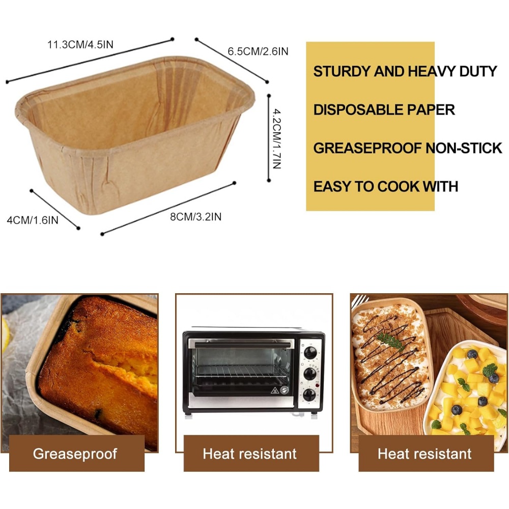 50 adet Tek Kullanımlık Kek Ka - Kitchen Baking Dishes incelemesi ve fiyatı