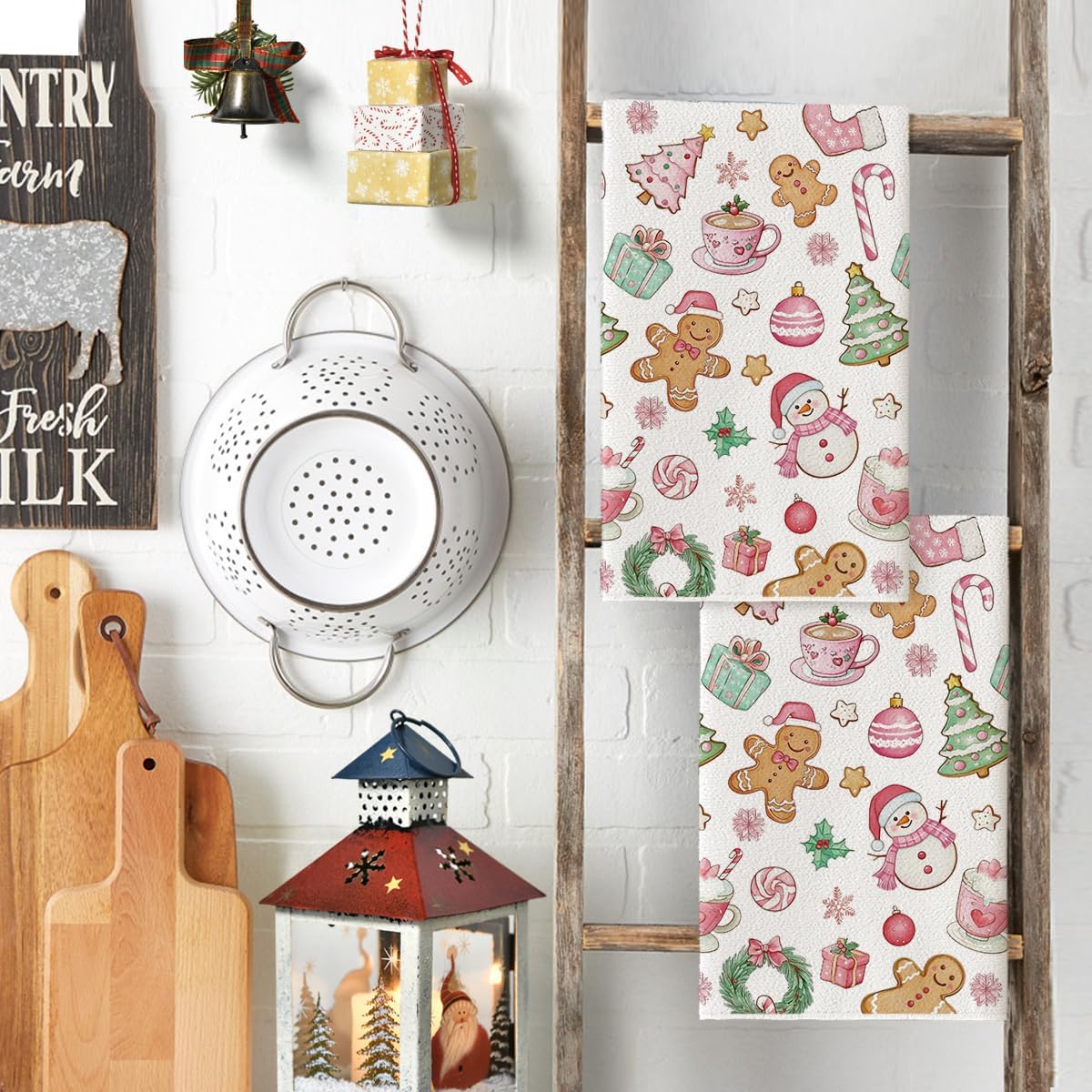 2 Adet, Pembe Kardan Adam Noel - Kitchen Baking Necessities incelemesi ve fiyatı