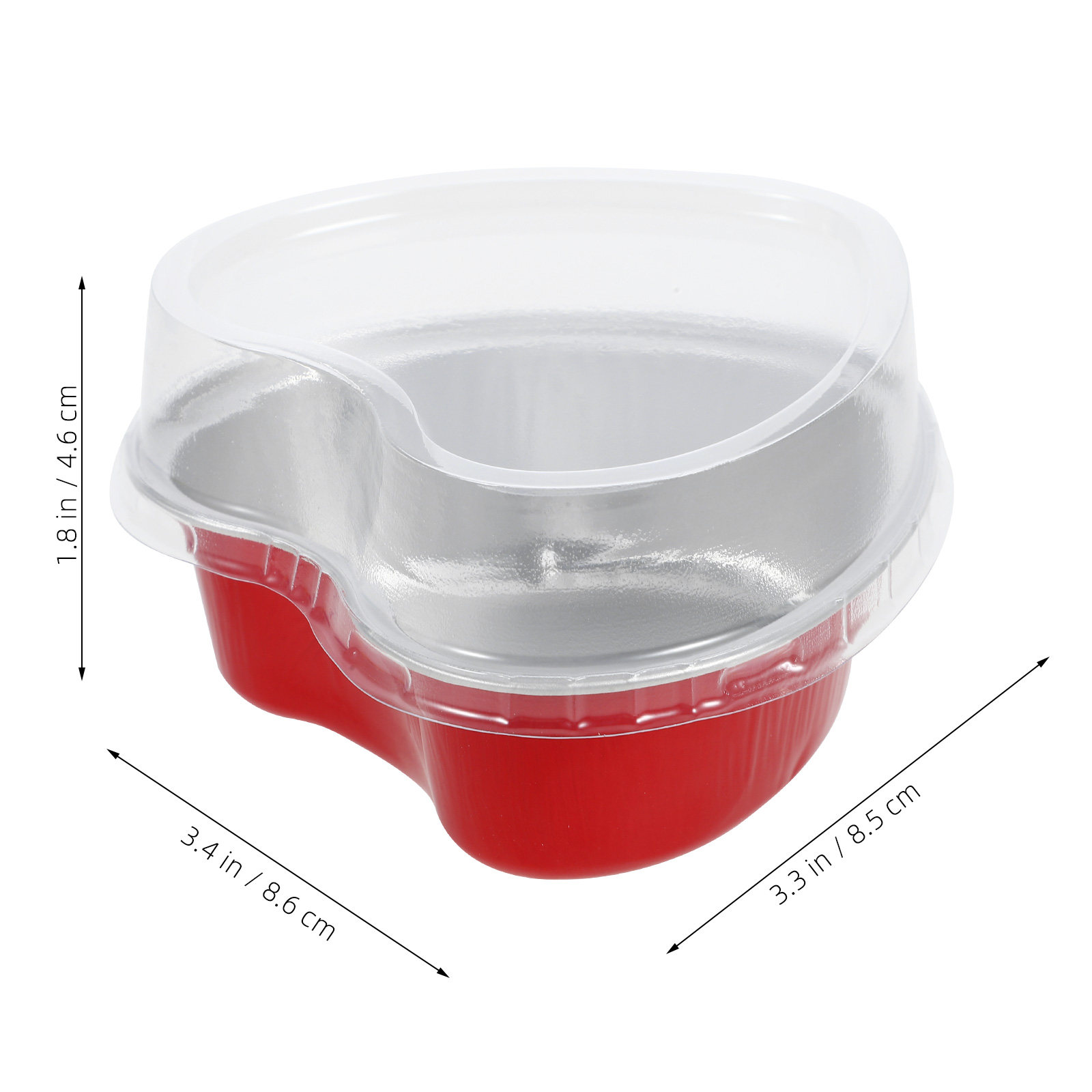 20 takım alüminyum folyo kalp  - Kitchen Design For Baking incelemesi ve fiyatı