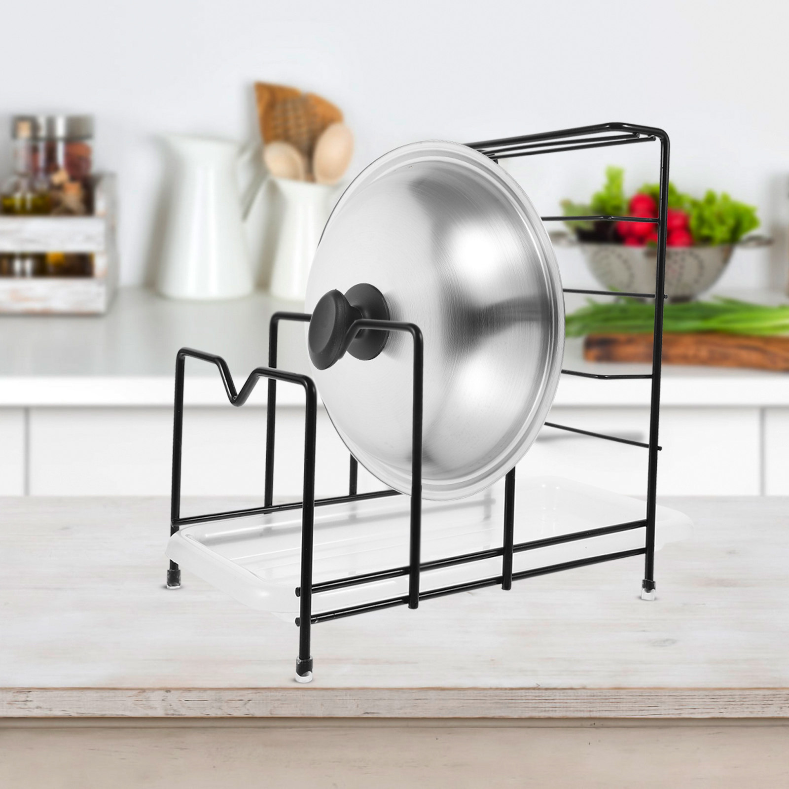 Tencere Kapakları için Kapak D - Kitchen Cabinet Baking Organizer incelemesi ve fiyatı