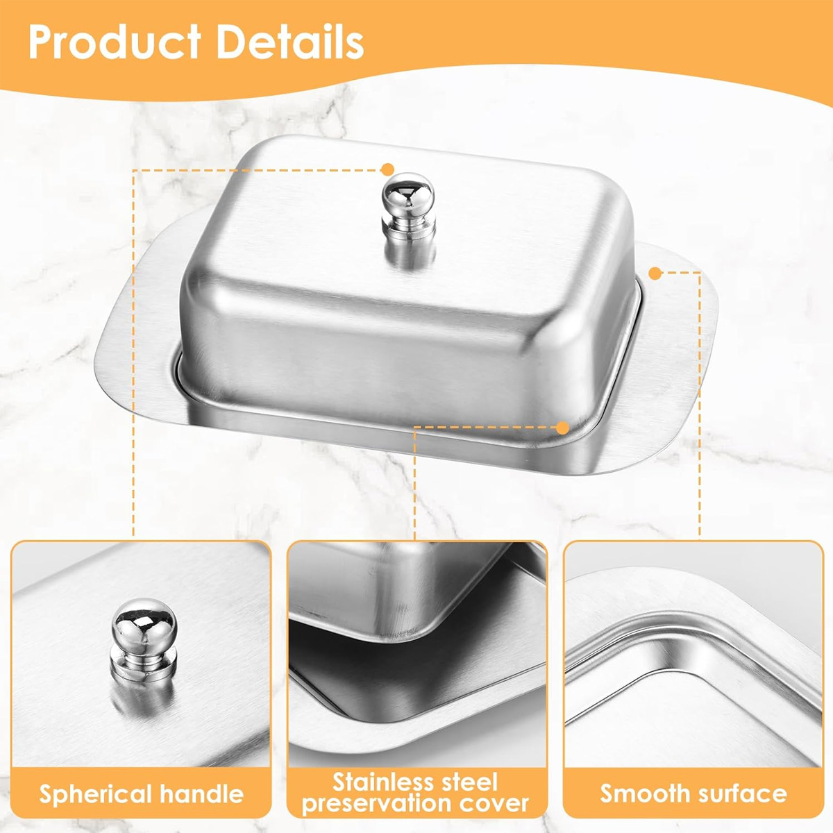 1 adet paslanmaz çelik tereyağ - Kitchen Baking Dishes incelemesi ve fiyatı
