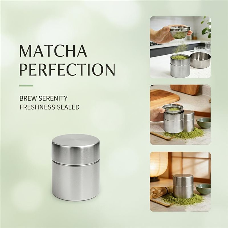 Paslanmaz Çelik Matcha Tozu El - Kitchen Baking Canisters incelemesi ve fiyatı