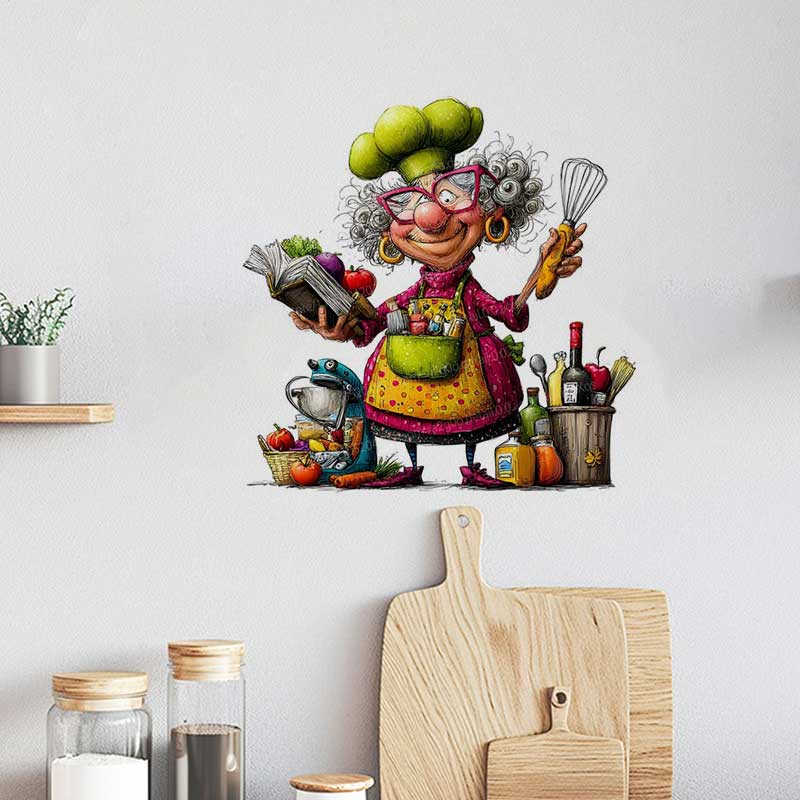 Komik Pişirme Bayanlar Çıkartm - Kitchen Queen incelemesi ve fiyatı